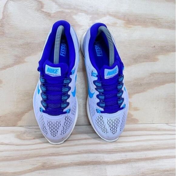 Nike - Lunar Glide 5 - Running Shoes - Blue/Purple - Women's - 7.5 - 599395-545 - Picture 7 of 9